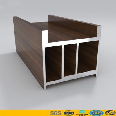 Timber Look Aluminum Alloy/Wooden Grain Aluminum Section