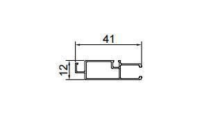 Nepal 78 Series Aluminium Door and Window Profile Building Material