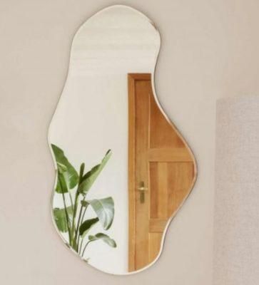 4mm Hotel Bathroom Interior DIY Decoration Home Decor Wall Mounted Frameless Frame Mirror