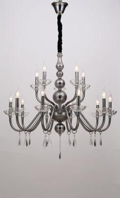 Modern Style Classic Custom Desinger Smoke Grey Chandelier China Factory Supply