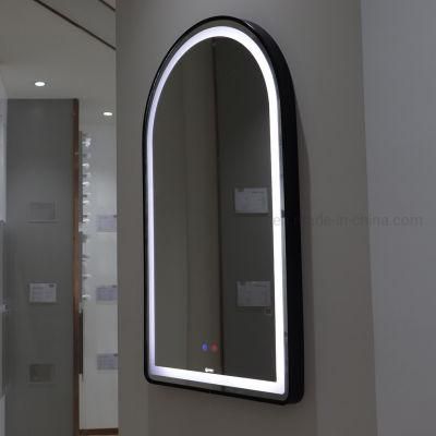 Customize Function Aluminum Frame LED Bathroom Mirror with LED Light