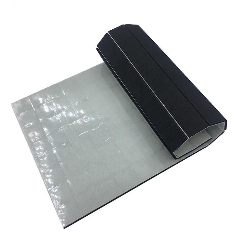 Factory Supplier 20*20*3+1mm Adhesive Backed Black EVA Rubber with Cling Foam Glass Buffer Separator Pads