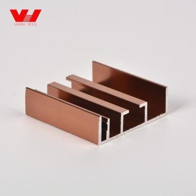Manufacturer Anodizing Mirror Rose Gold Aluminium Edge Banding Trim Aluminium Profiles for Furniture Sheet Decoration