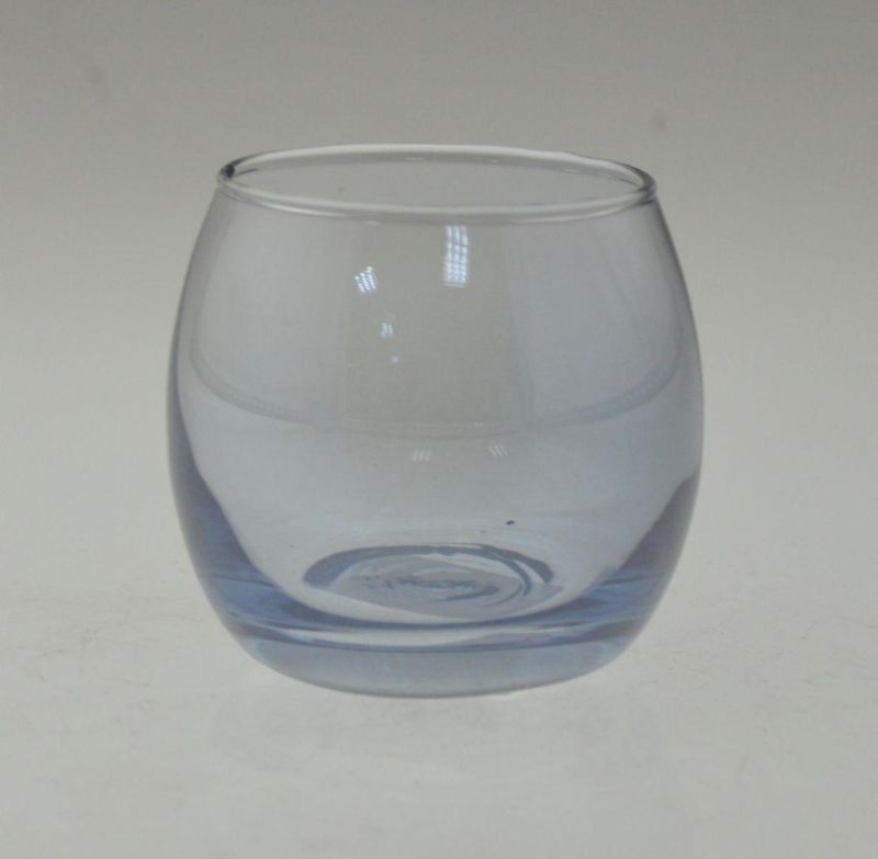 Clear Cylinder Glass Candle Holder for Daily Decoration