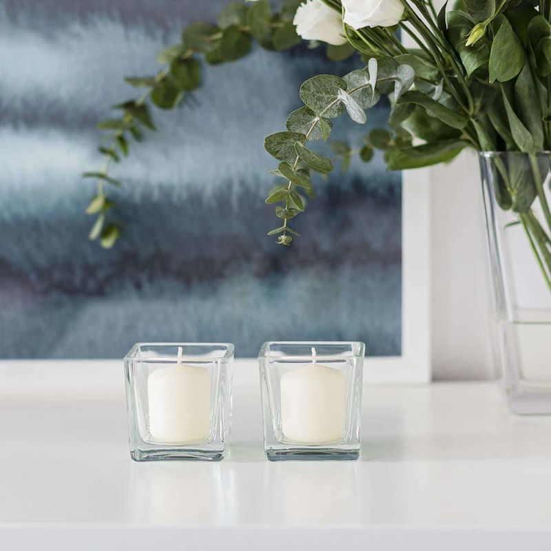 Home Decoration Glass Amber Candle Jar Candle Holders Candle Holder