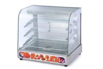 Electric Snack Food Warmer Display Showcase with Glass Cover