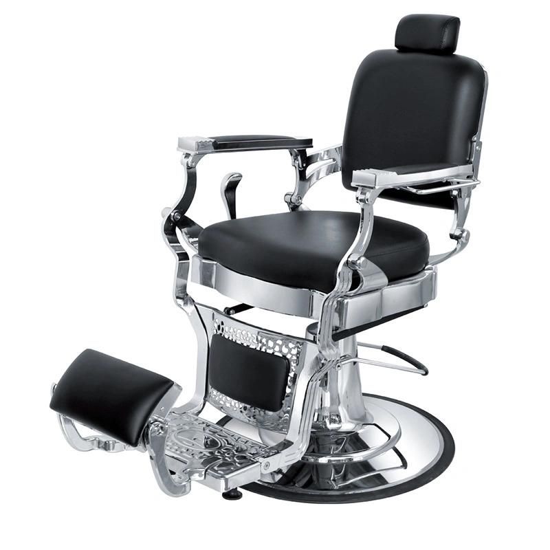 Hl-9259 Salon Barber Chair for Man or Woman with Stainless Steel Armrest and Aluminum Pedal