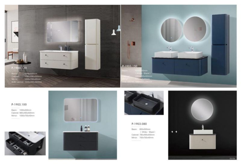 Special Modern Design with Polishing Rock Slate Bathroom Vanity in Competitive Price OEM