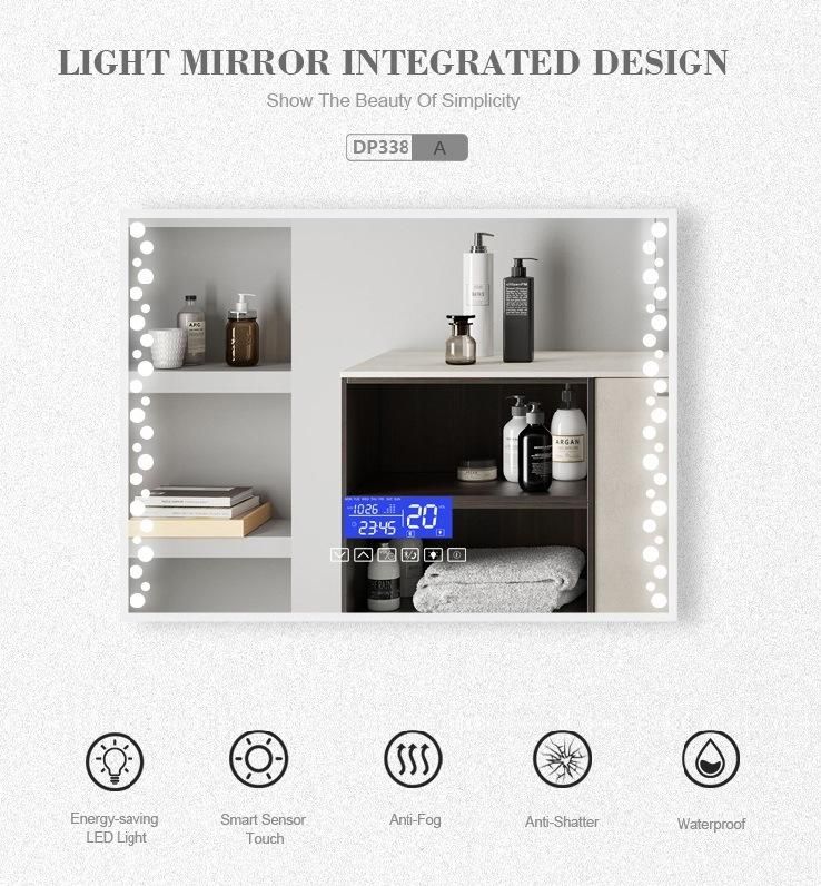 High Definition Smart Mirror Glass Mirror Anti-Fog Mirror for Bathroom