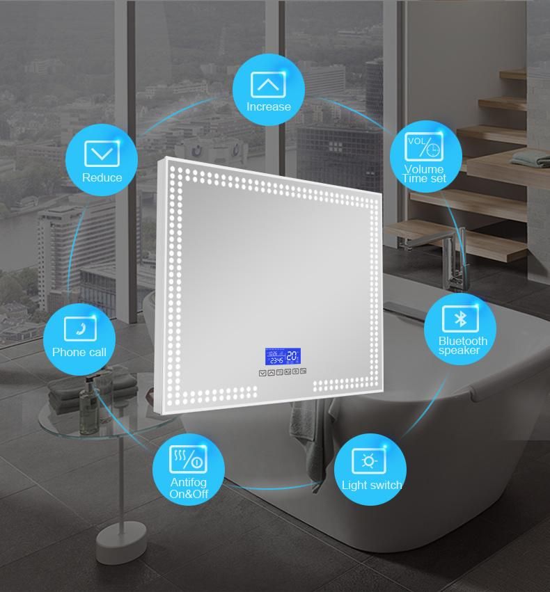 Hotel LED Wall Mirrors Bath Mirrors with Waterproof IP65