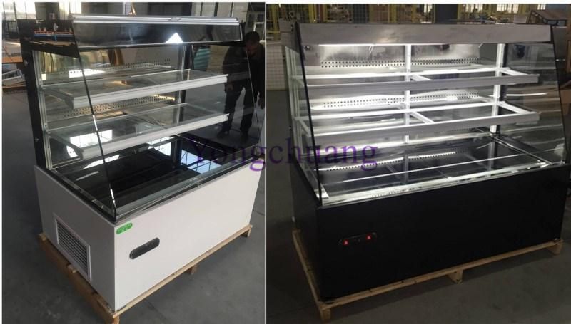 Factory Directly Sales Glass Cake Display / Cake Showcase for Backery Shop/Kitchen Equip