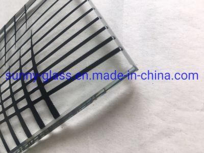 High Quality 4mm-12mm Furniture Printed Shelf Glass with Tempered Glass