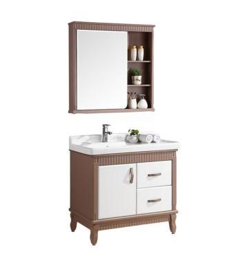 Sino Bathroom Furniture Single Bowl Vanity Sink Base Cabinets Vanity Bathroom Mirror Cabinets