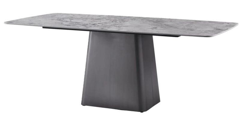 FT139 1.8m Ceramic Top Dining Table, Italian Latest Design Dining Table in Home and Commercial Custom