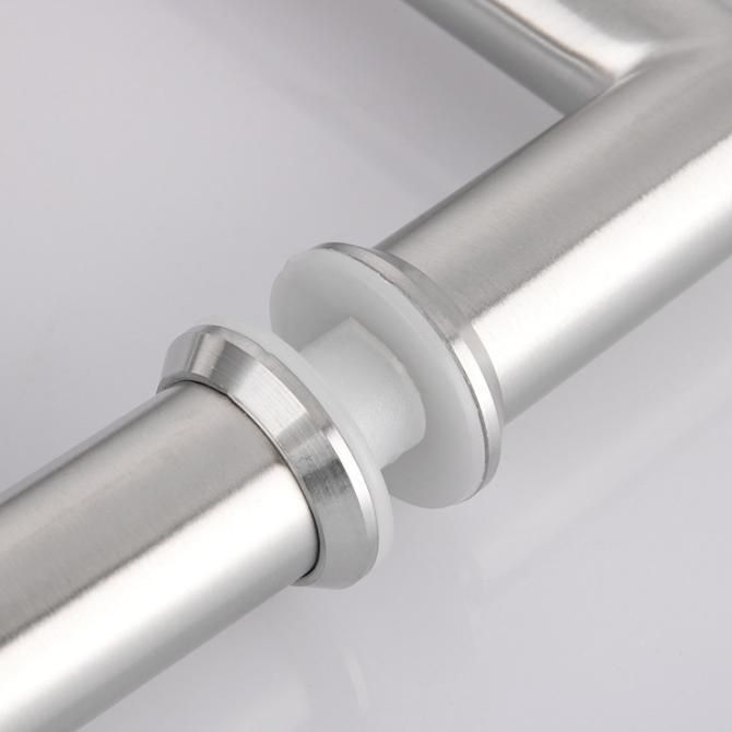 Back to Back Tubular Door Pull Handle for Frameless Glass Door