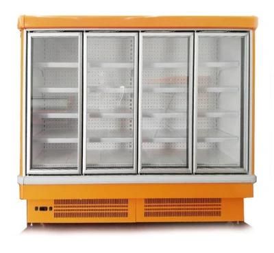 Grocery Store Display Fridge and 3 Door Display Cooler Showcase