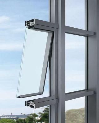 Double Triple Glazed Modern Aluminium Curtain Wall System Facade Glass