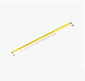 Medical Glass Thermometer (WHITE/YELLOW Color)