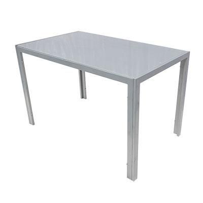 Modern Design Simple Style High Strength Glass Dining Table