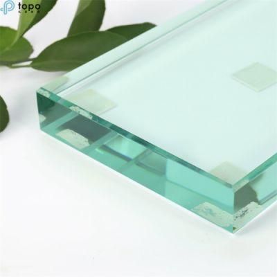 Guangzhou Factory Supply 2mm-25mm Transparent Clear Construction Float Glass (W-TP)