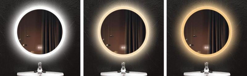 Round Designed Mirror Round Decorative Mirror Bathroom LED Mirror for Bath Supplies