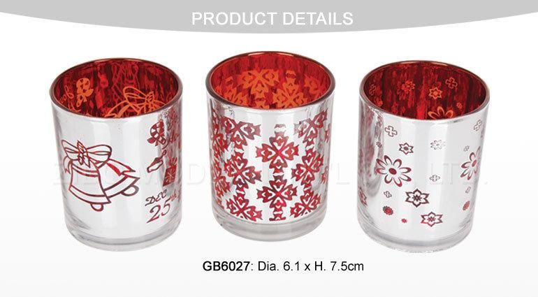 Wholesale High Quality Glass Silver Plated Votive Candle Holders