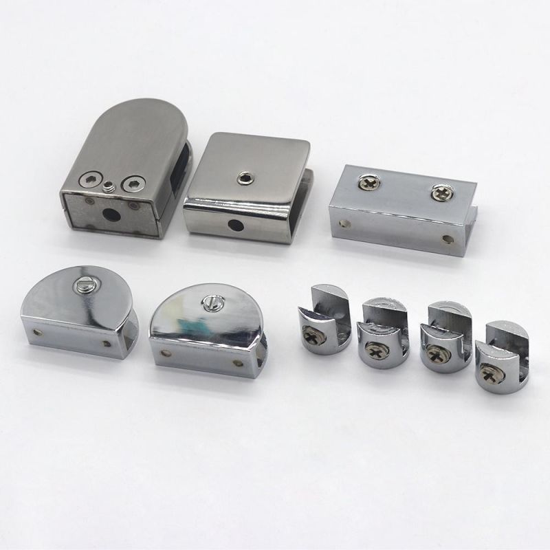 Small Glass Shelf Stainless Steel Glass Clamp for 8-12mm Glass