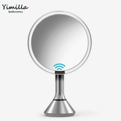 USB and AA Battery Power LED Makeup Mirror for Desktop