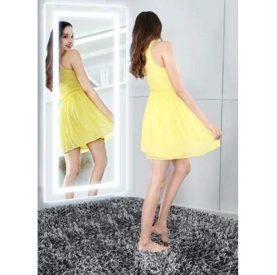 Smart Glass Vanity Furniture LED Dressing Mirror Hotel Stand Mirror