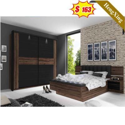 Hot Sell Cheap Price Modern Wooden Style Bedroom Furniture Single Double Bed