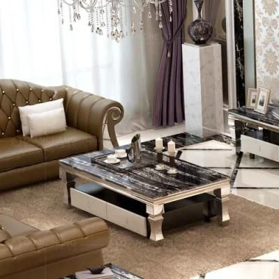 Chesterfield Conference Stainless Steel Coffee Nesting Table