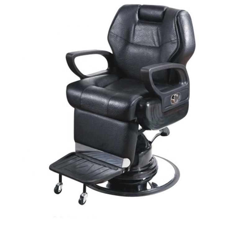 Hl-6085D Salon Barber Chair for Man or Woman with Stainless Steel Armrest and Aluminum Pedal