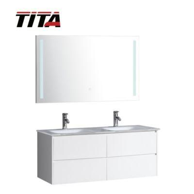 LED Mirror MDF Lacquer Bathroom Cabinet TM8156