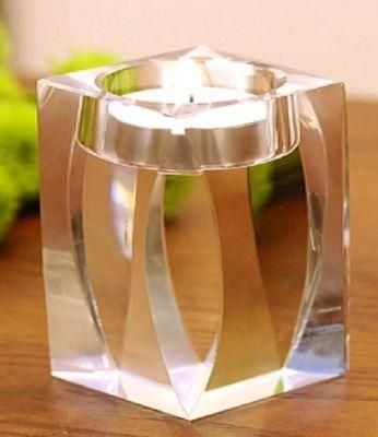 Simple Crystal Candle Holder Candlestick for Wedding Decoration