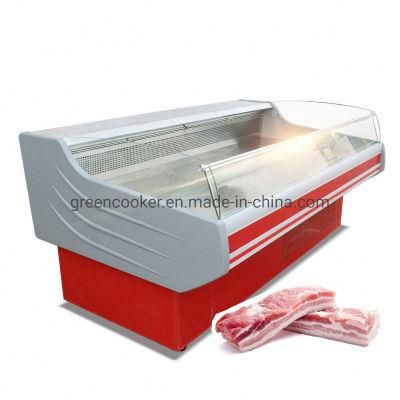 Commercial Single Temperature Glass Door Produced Food Refrigerator Display Showcase Cabinet