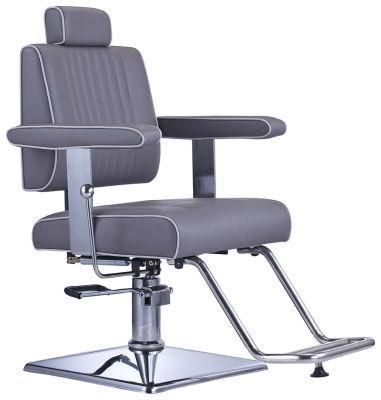 Hl-9282 Salon Barber Chair for Man or Woman with Stainless Steel Armrest and Aluminum Pedal