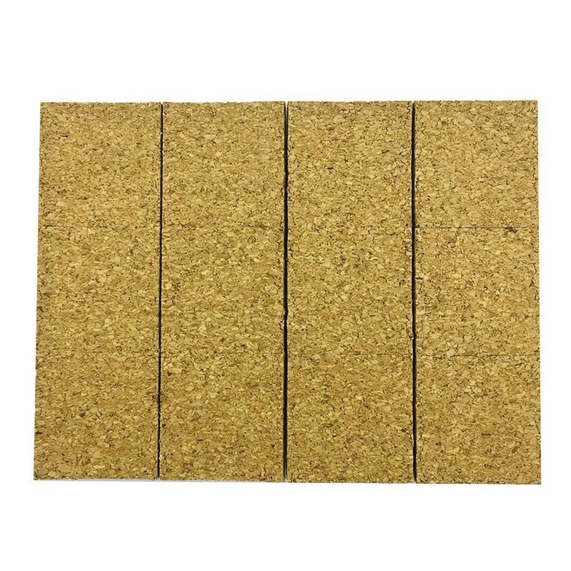 Industrial Glass Protecting Adhesive Cork Protector Shipping Pads with 18*18*3mm