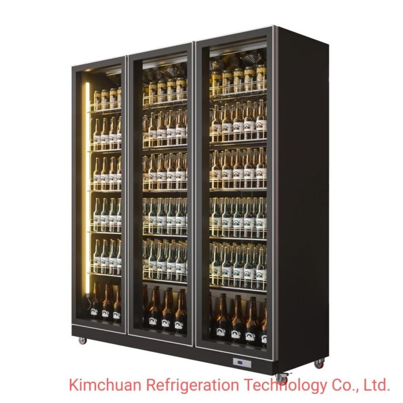 Mechanical Thermostat Beer Beverage Cooler Showcase Beer Chiller Display Chains Display Showcase