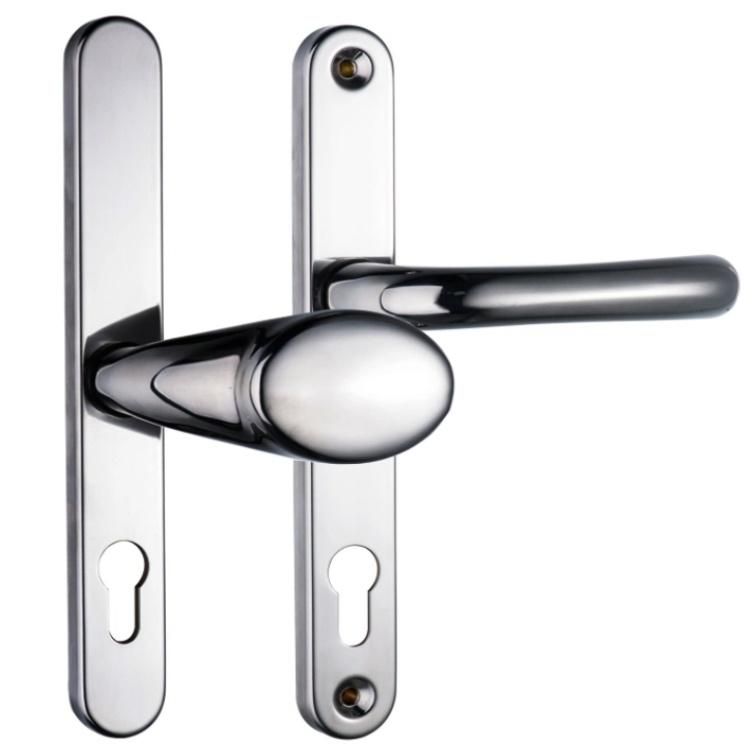 Black Lever Handle with Fastern Parts Entry Wood Shower Glass Door Lever High Security Handle Door Handle Locks