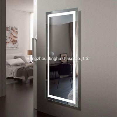 Simple Luxury Smart Bathroom Full Length Dressing LED Mirror for Villa Hotel Project