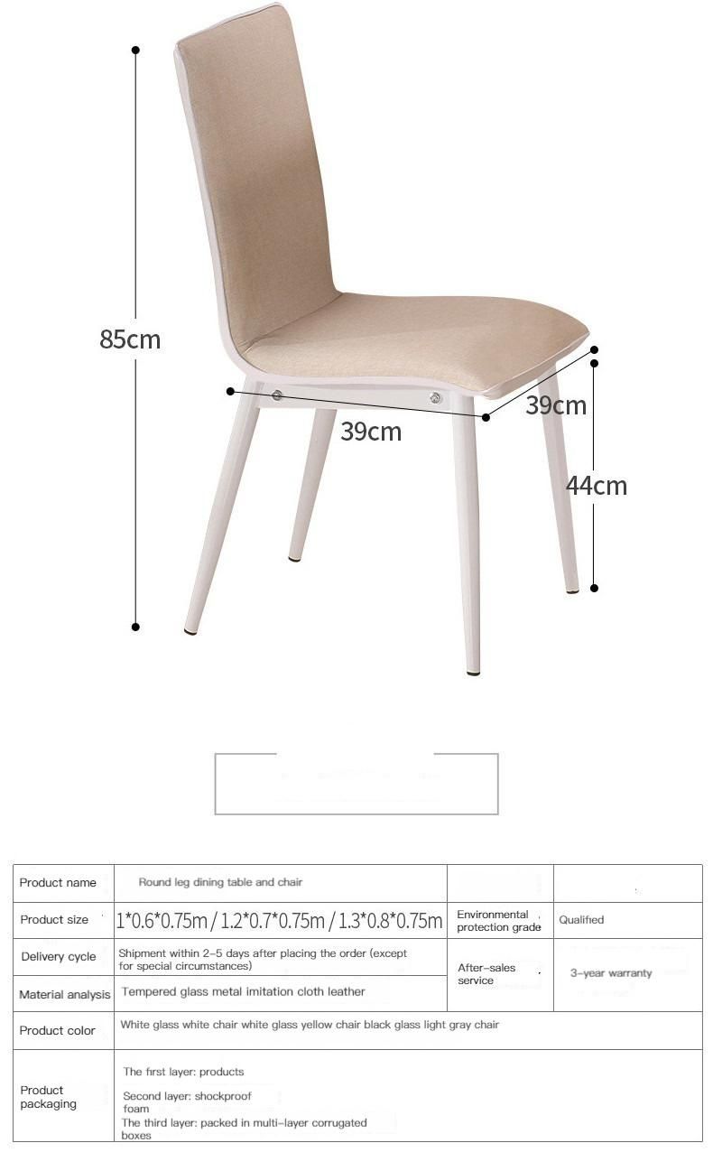 Small Apartment Dining Table 4-6people Rectangular Dining Table