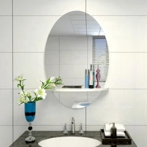 Polished Edge Silver Mirror for Bathroom Decoration