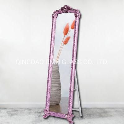 6mm Wall Hanging Plastic Frame Dressing Mirror