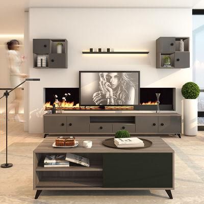 Living Room Wood Center Table Design TV Stand Coffee Table