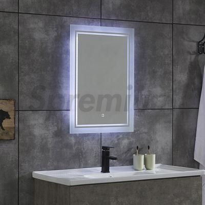 Wholesale Luxury Home Decorative Smart Mirror Wholesale LED Bathroom Backlit Wall Glass Vanity Dimmable Mirror