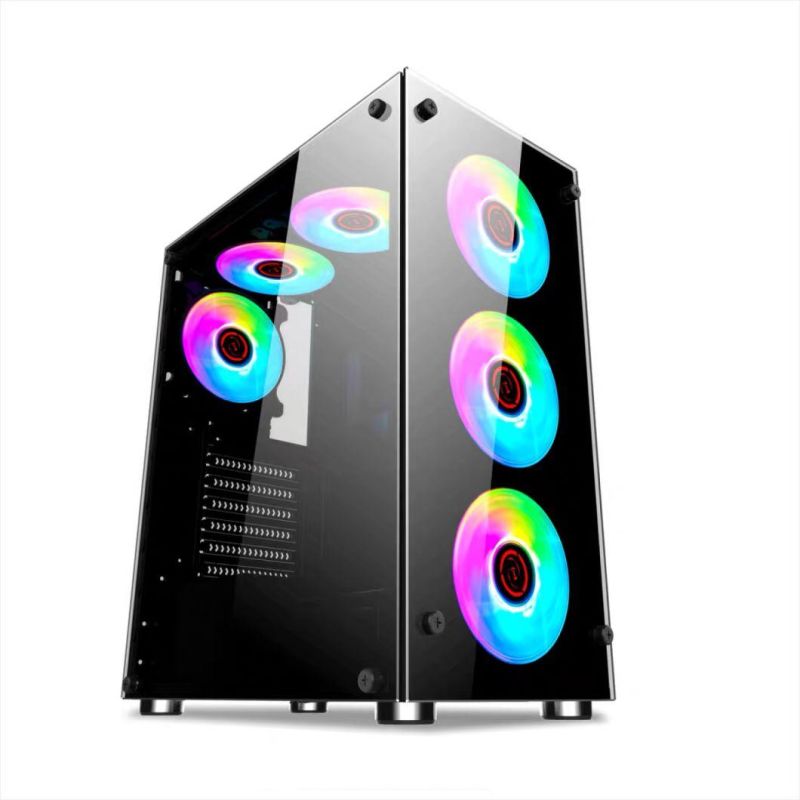 Tempered Glass Computer Gaming Case Tower Cabinet Computer Case