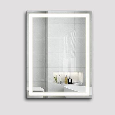 Rectangular Decor Bathroom Anti Fog bluetooth Smart LED Mirror with Lights
