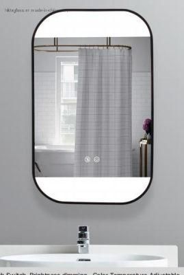 Bathroom Shower Wall Mounted LED Mirror with Light Pass TUV and ETL Certificate