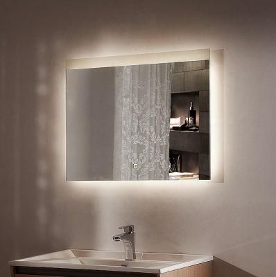 Home Decoration LED Mirror Frameless LED Bathroom Bath Wall Mirror Backit Mirror with Defogger