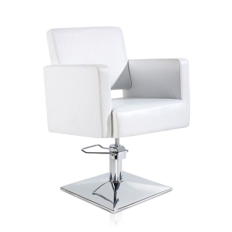 Hl-7283 Salon Barber Chair for Man or Woman with Stainless Steel Armrest and Aluminum Pedal